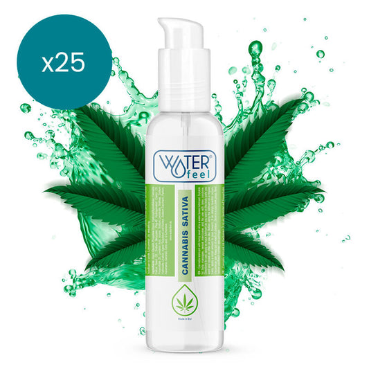 WATERFEEL - LUBRIFICANTE ALLA CANNABIS 150 ML CONFEZIONE 25 UNITÀ