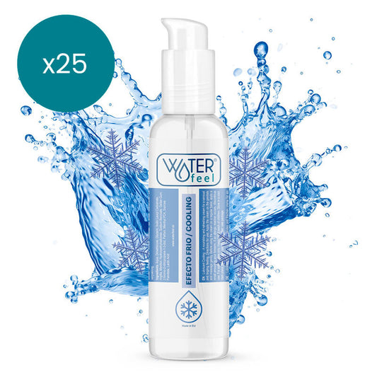 WATERFEEL - LUBRIFICANTE EFFETTO FREDDO 150 ML CONFEZIONE 25 UNITÀ